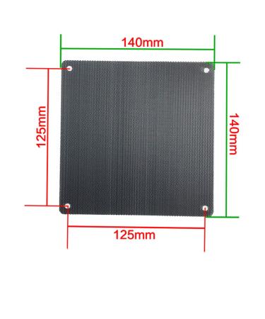 KOMBIUDA 10PCS computer fan Fine Fan Computer Fan Grills Cooling fan Cooler Fan dustproof case dustproof cover dustproof net Mesh - Buy Online on GoSupps.com