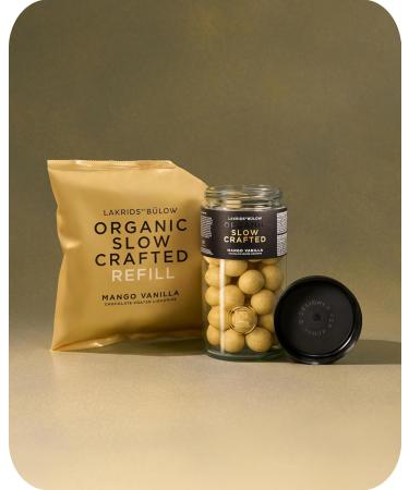 Lakrids by B low Mango Vanilla Refill 265g - Slow Crafted Bio Licorice Enveloped in Chocolate - Premium Treats for International Shipping - Buy Online on GoSupps.com