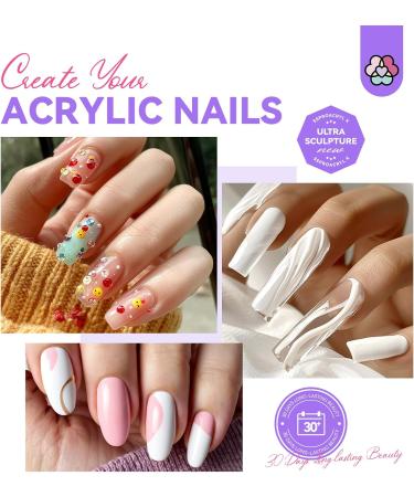 SAVILAND EMA Monomer Acrylic Nail Liquid: 120ml Acrylic Liquid Monomer for Acrylic Nails Extension with 12# Acrylic Nail Brush Dappen Dish for Beginners DIY at Home Professional Nail Salon Use - Buy Online on GoSupps.com