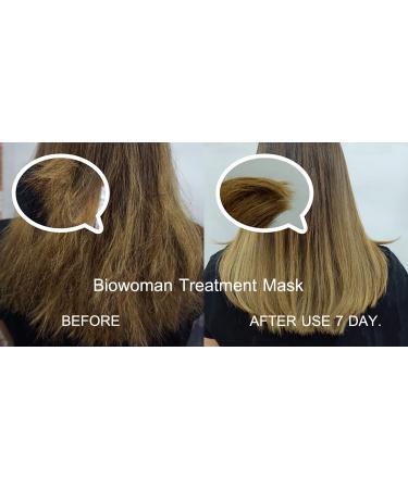 Biowoman Magic Treatment Hair Mask 500ml with Keratin & Argan Oil - Repair Dry, Damaged Hair in 1 Minute! - Buy Online on GoSupps.com
