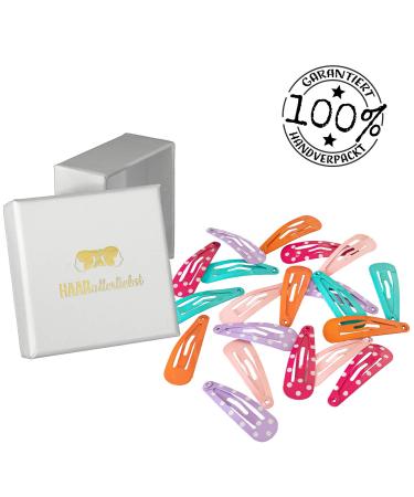 20 Pieces All-Loving Baby Girl Hair Clips - Colorful Mini Snaps for Kids & Women | Children's Hair Jewelry in White Box - Buy Online on GoSupps.com