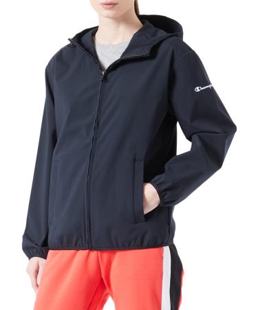Champion Women's Legacy Outdoor-Soft Polyester Woven Hooded Jacket M Black