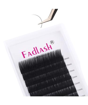 Individual classic 1: 1 eyelash extension 0.18mm D Curl Mix 8-14mm eyelashes Extensions lashes Professional classic individual eyelash extension black natural pennant texting mix (8-14) 0.18-D