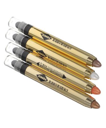CANIGHT 4pcs Highlighter Pencil Makeup Pencil Eye Makeup Tools Eye Shadows Plastic