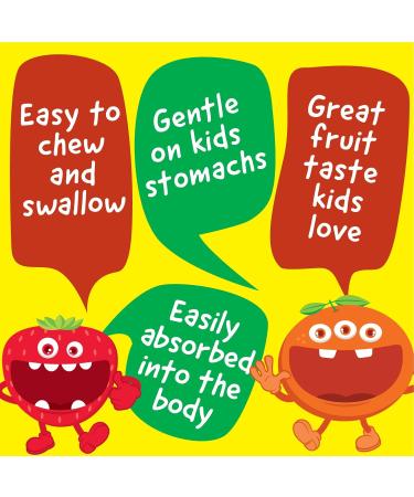 VitaWorks Kids Vitamin C Chewable Tablets | 250 mg | Great Tasting Naturally Sourced Orange Flavor | Vegan Non GMO Gluten Free Vitamins | for Immune Support | for Children | 120 Chewables - Buy Online on GoSupps.com