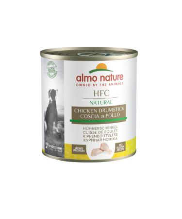 Almo Nature HFC Natural - Wet food for dogs with chicken legs originally food quality and are now being used for dog food.Chicken leg 1 piece (12 pack)