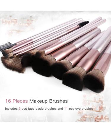 Premium Purple Makeup Brush Kit - Foundation, Blush, Concealers & Eyeshadows - Buy Online on GoSupps.com