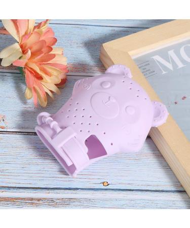 Baby Bite Ring Silicone Teething Pacifier for 3-18 Months | Pain Relief for Infants | Perfect Baby Shower Gift (Purple) - Buy Online on GoSupps.com