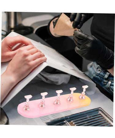 POPETPOP 4 Sets Nail Practice Holder Creative Nail Holders Nail Display for Nail Art Manicure Nail Racks Training Nail Stands Beauty Nail Decor Plastic Strip Nail Painting - Buy Online on GoSupps.com