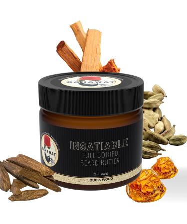 Bahawat Beard Butter for Men - Oud & Sandalwood Leave-in Conditioner | Strengthen, Soften & Moisturize with 11 Organic Ingredients | Made in USA | Best Beard Butter - 2 oz - Buy Online on GoSupps.com