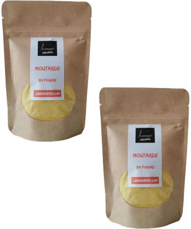 Marque fran aise ind pendante | Petite entreprise familiale | Poudre de Moutarde 100g (2x50g) | Le Monopati Original | Origine Inde | 100% Naturelle | Sans additifs ni conservateurs - Buy Online on GoSupps.com