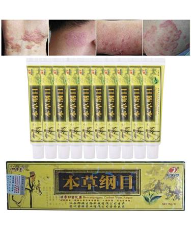 Biaoyun 10pcs Dermatitis Inflammation and Rashes Face Cream Body Cream Anti-Itch Cream External Use Only