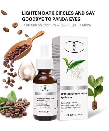 Caffeine Eye Serum Anti-Aging Caffeine Solution 5%-Caffeine Eye Serum Eye Serum For Dark Circles Hydrating Under Eye Serum Instant Eye Serum Anti Aging Anti Wrinkles & Eye Bag Quick Absorb-30ml - Buy Online on GoSupps.com
