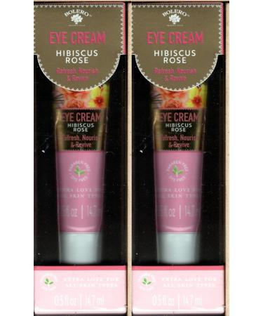 Bolero Beverly Hills Eye Cream Hibiscus Rose Refresh  Nourish & Revive 0.5fl oz (14.7.8ml) (Set of 2)