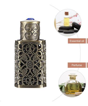 minkissy Metal Essential Oil Bottle Eye Middle Eastern Perfume Bottle Travel Bottle Aromatherapy Container Glass Travel Spray Bottle Perfume Sprayer Shell Metal Alloy Miss Essential Oil Box Green Patina - Buy Online on GoSupps.com