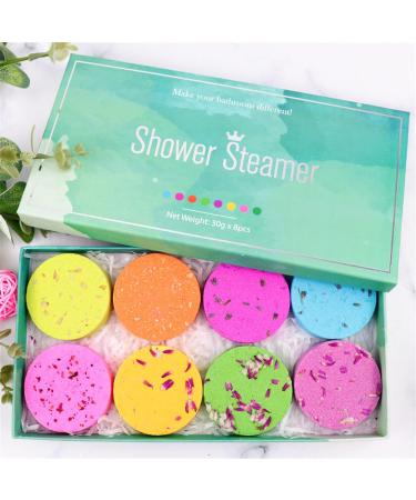 Aromatherapy Bathing Bombs Gift Set for Women - 8PC Essential Oil Relaxation Tablets with Sweet Fragrances for Stress Relief & Spa Enjoyment - Buy Online on GoSupps.com