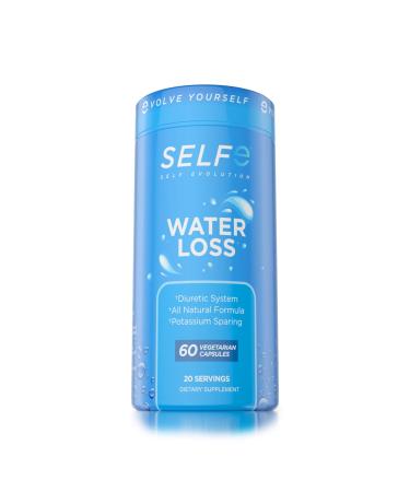 Water Loss Pills Diuretic Pills - Natural Supplement for Reducing Water Retention & Bloating Relief - 60 Veggie Capsules - Buy Online on GoSupps.com