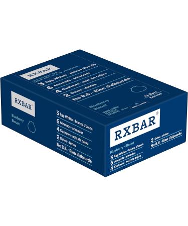 RXBAR Peanut Butter Chocolate Protein Bars 12 x 52 g & Protein Bar Blueberry 12x52g (Pack of 12) Bar + Protein Bar Blueberry - Buy Online on GoSupps.com
