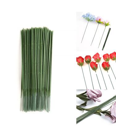 100 pcs Plastic Floral Stem 6.69 inch/17cm  Artificial Flower Rod Flower Stem Wire Making Accessories  DIY Crafts Bouquet Stem Flower Arrangements Decor Supplies (Green - 17 cm) - Buy Online on GoSupps.com