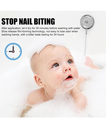 Anti Nail Biting Polish - 10ml Bitter Tasting Kid's Nail Polish Liquid - Natural Ingredients Nail Care Tool for Adults Teenagers of All Ages Children - Buy Online on GoSupps.com