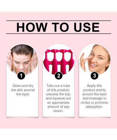  Huxibai Moisturizing Eye Cream - 10 Pcs Under Eye Moisturizing Cream | Face Moisturizer 10ml for Women Men Skin Mature Day Night Travel Home Work Gift - Buy Online on GoSupps.com