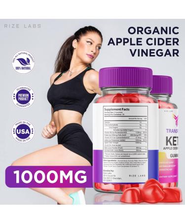 Transform Keto ACV Gummies - Apple Cider Vinegar Advanced (60 Gummies) - Buy Online on GoSupps.com