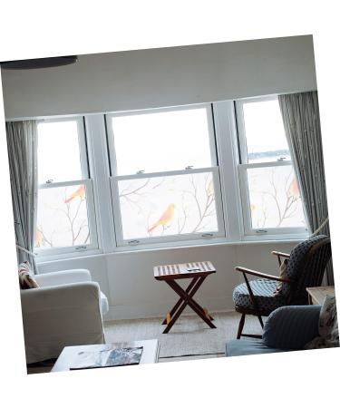 Zerodeko 5 Pcs Glass Film Window Sticker Window Film Bird Window Sticker Stickers Decor Frosted Sticker Birds Window Sticker Chic Window Sticker Glue-Free Window Sticker Opaque 3D Colorfulx5pcs 300x45cmx5pcs - Buy Online on GoSupps.com