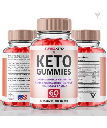 Turbo Keto Gummies for Weight Loss - Shark Tank Approved Apple Cider Vinegar Formula | 60 Gummies - Buy Online on GoSupps.com