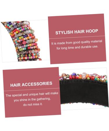 TOVINANNA Crystal Diamond Headband Women Hair Hoop Female Headwear Party Hair Accessories Stylish Hair Hoop Headband for Girl Female Party Headdress Women Headdress Party Headwear - Buy Online on GoSupps.com