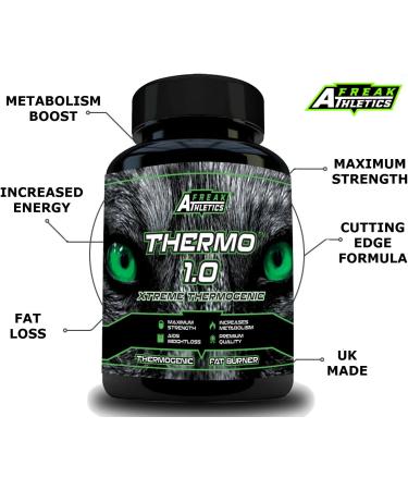 Thermo 1.0 Weight Loss Pills - 90 Capsules Fat Burner for Men & Women - UK Made - Buy Online on GoSupps.com