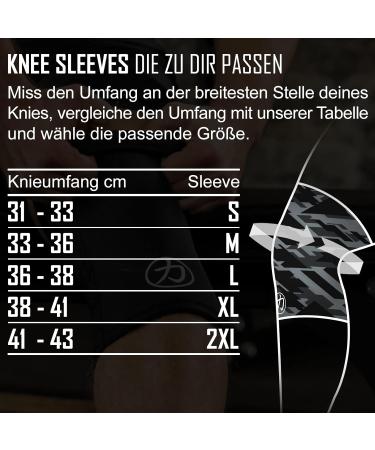 Strength Shop 7mm Neopren Kniebandage f r Damen & Herren - Camouflage IPF Wettkampf-Kniebandagen extrem rei fest & resilient ideal f r Powerlifting & Kraftsport - 1 Paar (L) - Buy Online on GoSupps.com