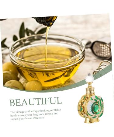 COOLHIYA perfume bottle travel perfume finery perfume essential oil perfume middle eastern perfume dubai perfume vintage bottle essence bottle perfume holder Metal classical storage bottle - Buy Online on GoSupps.com
