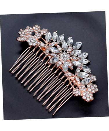 Housoutil 1pc Crystal Hair Comb Hair Accessory for Women Bridal Hair Accessories Bridal Hair Comb Rhinestone Hair Clip Combs for Women Hair Combs Bridal Haircombs Headgear Bride Rhinestones - Buy Online on GoSupps.com