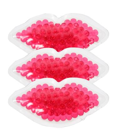 MAGICLULU 3pcs Lip Cooling Gel Sheet Corner Protectors Nose Bleed Stopper Baby Proof Corners and Edges Ice Bags for Injuries Reusable Lip Masks Lip Pain Relax Pads Patch Archive Silica Gel 10x4x1cm 1.0
