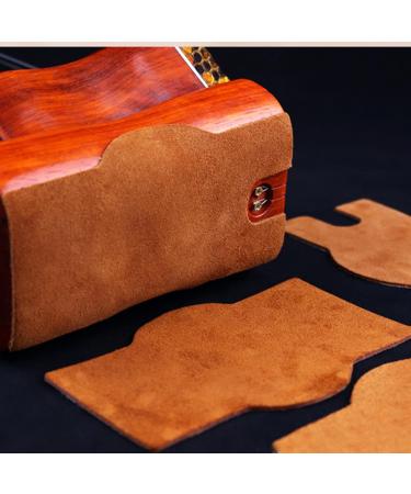 Fmzrbnih erhuAccessories Aanti Skid Pad 5.31x2.56in Brown Cowhide erhuPad Long-Lasting Aanti Slip Mat | Musical Instrument erhuAccessory for Players Cushion Protection Non Slip Performance Pad - Buy Online on GoSupps.com