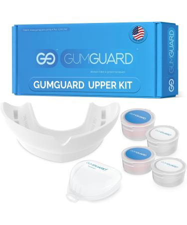 Customizable Soft Denture Mouthguard for Grinding Relief - Ideal for Denture Wearers & Implant Patients | UltraSoft Upper White Guard - Buy Online on GoSupps.com