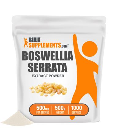 BulkSupplements.com Boswellia Serrata Extract Powder - Anti-inflammatory Supplements - Boswellia Powder - Joint Health Supplement - Frankincense Supplement - Boswellia Extract (500 Grams - 1.1 lbs) 1.1 Pound (Pack of 1) - Buy Online on GoSupps.com