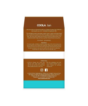 Coola Sunless Self Tanner Mitt - 2-in-1 Applicator & Exfoliator for Face & Body | Supports Sunless Tanning Lotion Application - Buy Online on GoSupps.com