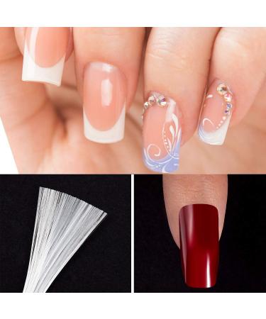 300 Piece Fiberglass Nail Extension Fibers - Quick DIY Nail Art Salon/Home Use - Buy Online on GoSupps.com