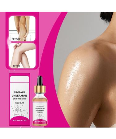 Kojic Underarms Brightening Serum Kojic Whitening Brightening Moisturizing And Revitalizing Skin Mild Ingredients Lightening Serum for intimate parts armpits and intimate parts 30ml (1pc) - Buy Online on GoSupps.com