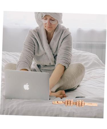 Healeved Wooden Massage Roller - 2-in-1 Handheld Muscle & Fascia Tool for Ultimate Relaxation | International Shipping Available - Buy Online on GoSupps.com