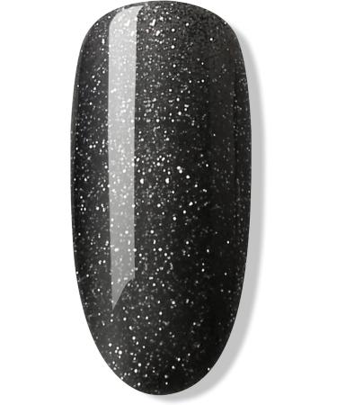 Bluesky Gel Nail Polish Abyss VIP03 Black Glitter Long Lasting Chip Resistant 10 ml (Requires Drying Under UV LED Lamp) - Buy Online on GoSupps.com