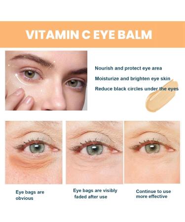 Vitamin C Eye Cream Stick Brighten Vitamin C Eye Balm Moisturised Glow Eye Care Stick Anti Wrinkle Eye Cream Stick for Puffy Eyes Cooling & Hydrating Eye Cream Moisturizer Stick Eye Cream Anti Aging - Buy Online on GoSupps.com