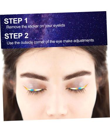 FRCOLOR 12 Sets Waterproof Eyeliner Sticker Paper Eye Makeup Sticker Beauty Eyeliner Makeup Tool 1 count (Pack of 1) Colorfulx3pcs - Buy Online on GoSupps.com