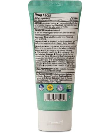 Badger Baby Sunscreen SPF 30 PA+++ - Chamomile & Calendula, 2.9 fl oz - Natural Protection - Buy Online on GoSupps.com