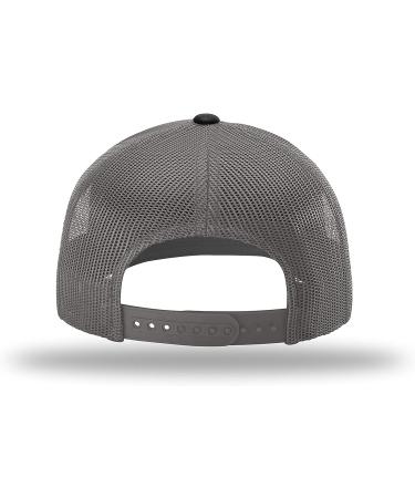 RICHARDSON Boy's Trucker Snapback Cap in Black/Charcoal: Stylish and Comfortable - Buy Online on GoSupps.com
