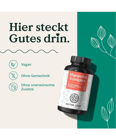 Buy Sawpalm Complex - 120 Vegan Capsules | Saw Palmetto Pumpkin Seed Nettle Extract Zinc Selenium & Vitamin E - 2 Month Supply with 5% Phytosterols - International Shipping Available - Buy Online on GoSupps.com