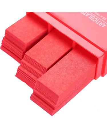 Buy 300 Soft Dental Anticultivation Papers - Orthodontic Care Strips | Red-Blue Bisper Dental Stripes for Tooth Care - Buy Online on GoSupps.com