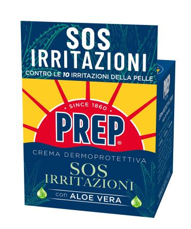 PREP SOS Irritazioni Derma Protective Cream with Aloe Vera 2.53fl.oz 75ml Jar