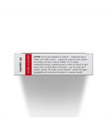 Innovation in The Care of Healthy Joints Liquid Formula in a Double Capsule. 3D Collagen + Micelle Extract of Turmeric Roots 1 Capsule/Day. Laboratory Tested 20 capsules - Buy Online on GoSupps.com